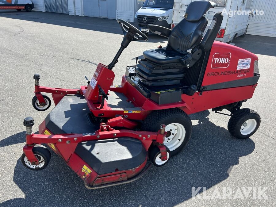 Toro Groundmaster 228.D tractor cortacésped