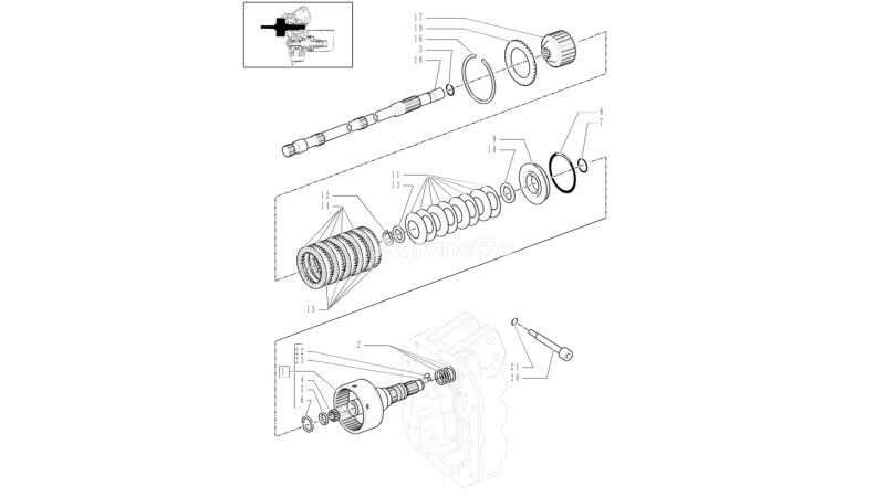 47135351 árbol de transmisión para New Holland T6010 T6090  tractor de ruedas