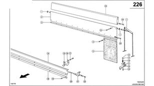 OGRANICZNIK 0007525400 para Claas Lexion 560    cosechadora de cereales