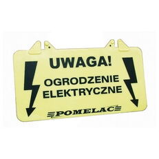 Tabliczka ostrzegawcza na ogrodzenie elektryczne recambios para pastor eléctrico